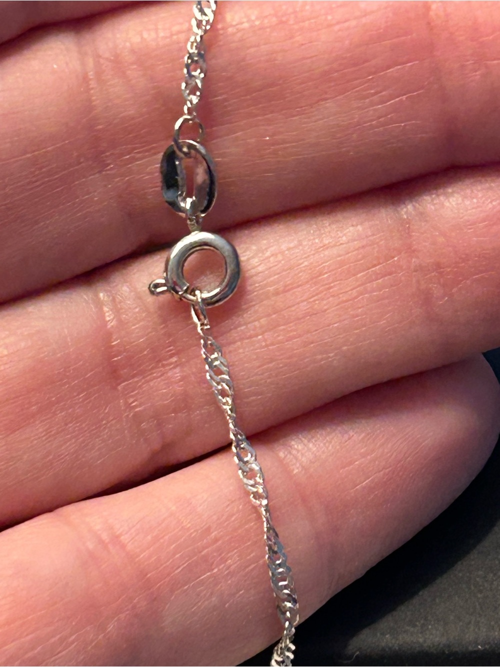 Diamond Cut Sterling Silver Chain - Picture 8 of 8